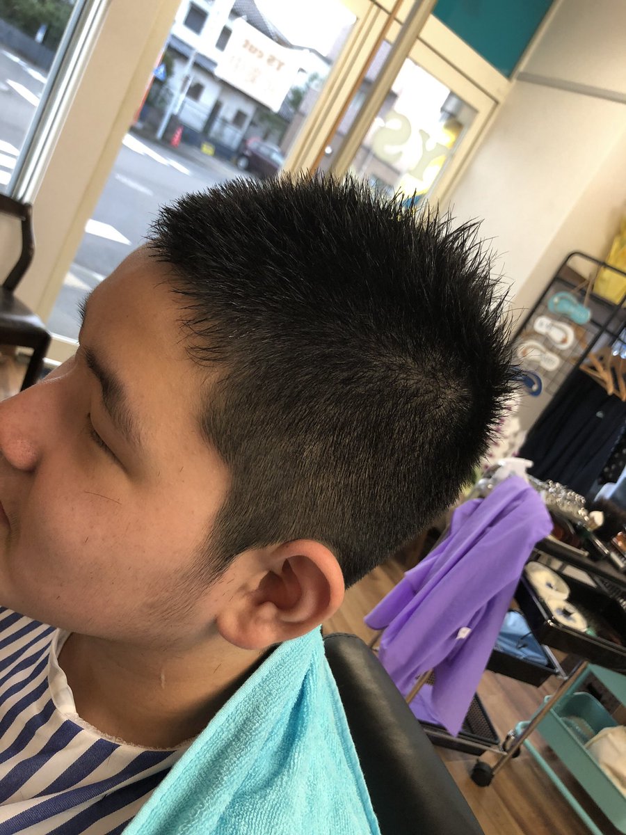 Yscut 夏に向けてベリーショート 襟足部分を整え綺麗なラインを作っています Yscut 理髪店 美容室 バーバー Barber 八王子 バーバースタイル ベリーショート メンズカット モデルカット