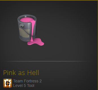 TF2EASY's tweet photo. ⏰24 HOURS GIVEAWAY! ⏰
Giving away Pink as Hell 💜
To enter:
✅Follow
✅Retweet
✅Tag 3 friends
#TeamFortress2 #TF2 #TeamFortress #TF2Skin https://t.co/xFU6U3CLQu