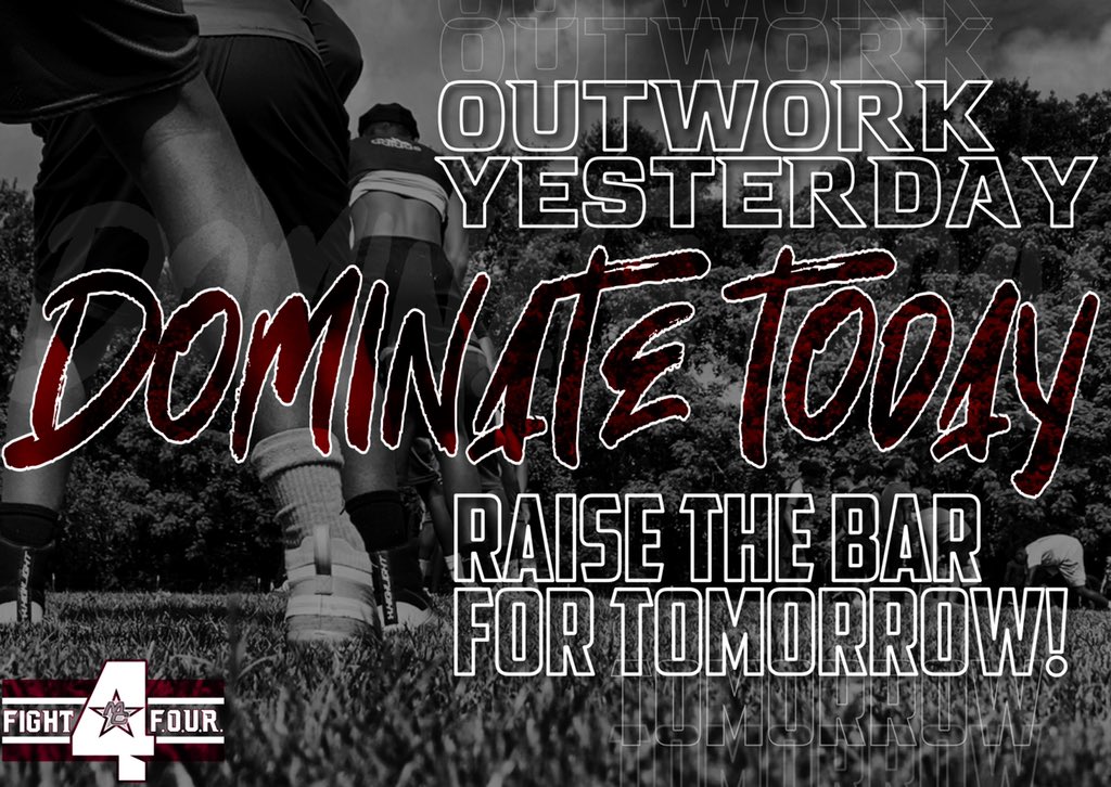 MadCoFball's tweet photo. •Outwork Yesterday
•DOMINATE TODAY
•Raise the Bar for Tomorrow
#SummerWarriors2020
#ItsBetterOnBoothill
#MadCoMade
#CurDog https://t.co/cwfhlpDELy