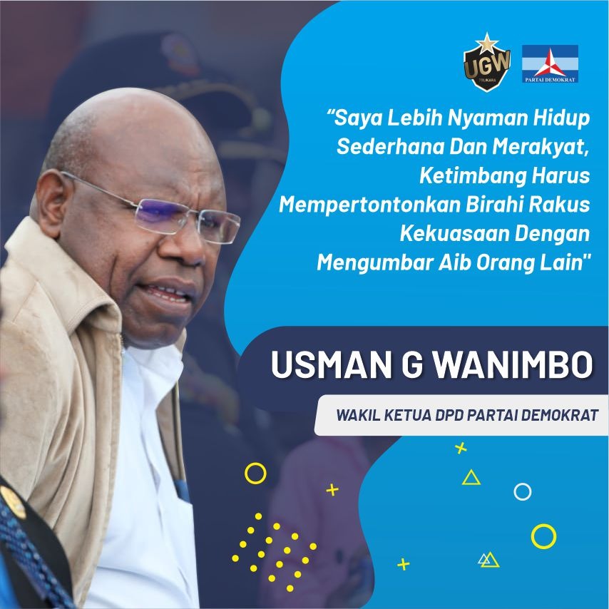g_wanimbo's tweet photo. Selamat Malam Warganet.

Bekerjalah sesuai tupoksimu,jalankanlah amanah sesuai tujuan utamanya,jangan kau korbankan niat suci kemanusian untuk mendopleng hasrat pribadimu @PDemokrat
@AgusYudhoyono @Edhie_Baskoro @teukuriefky_1 @OssyDermawan @BakomstraPD @dpd_papua @CyberDemokrat https://t.co/lhYmHKhfwk