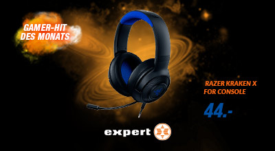 Der @expert Gamer-Hit des Monats!🎮💥 Hol Dir das #krakenx Headset von @RAZER für Dein Gaming-Setup auf: 👉 bit.ly/3cPN890.
#expert #expertdeutschland #gamerhit #gaming #headset #aktion #razer #krakenx #mitdenbestenempfehlungen