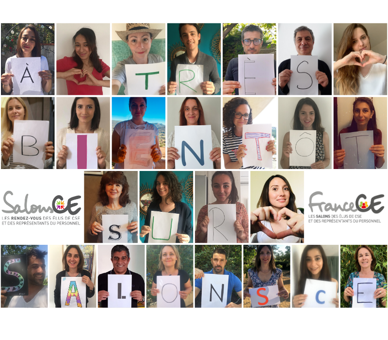 SalonsCE&FranceCE (@salonsce) on Twitter photo A très bientôt sur #SalonsCE & #FranceCE ❤️
✅ Inscription gratuite > ow.ly/Tvi230qNBS7
✅ Les salons #CSE >> ow.ly/Vee530qNBSC A très bientôt sur #SalonsCE & #FranceCE ❤️
✅ Inscription gratuite > ow.ly/Tvi230qNBS7
✅ Les salons #CSE >> ow.ly/Vee530qNBSC