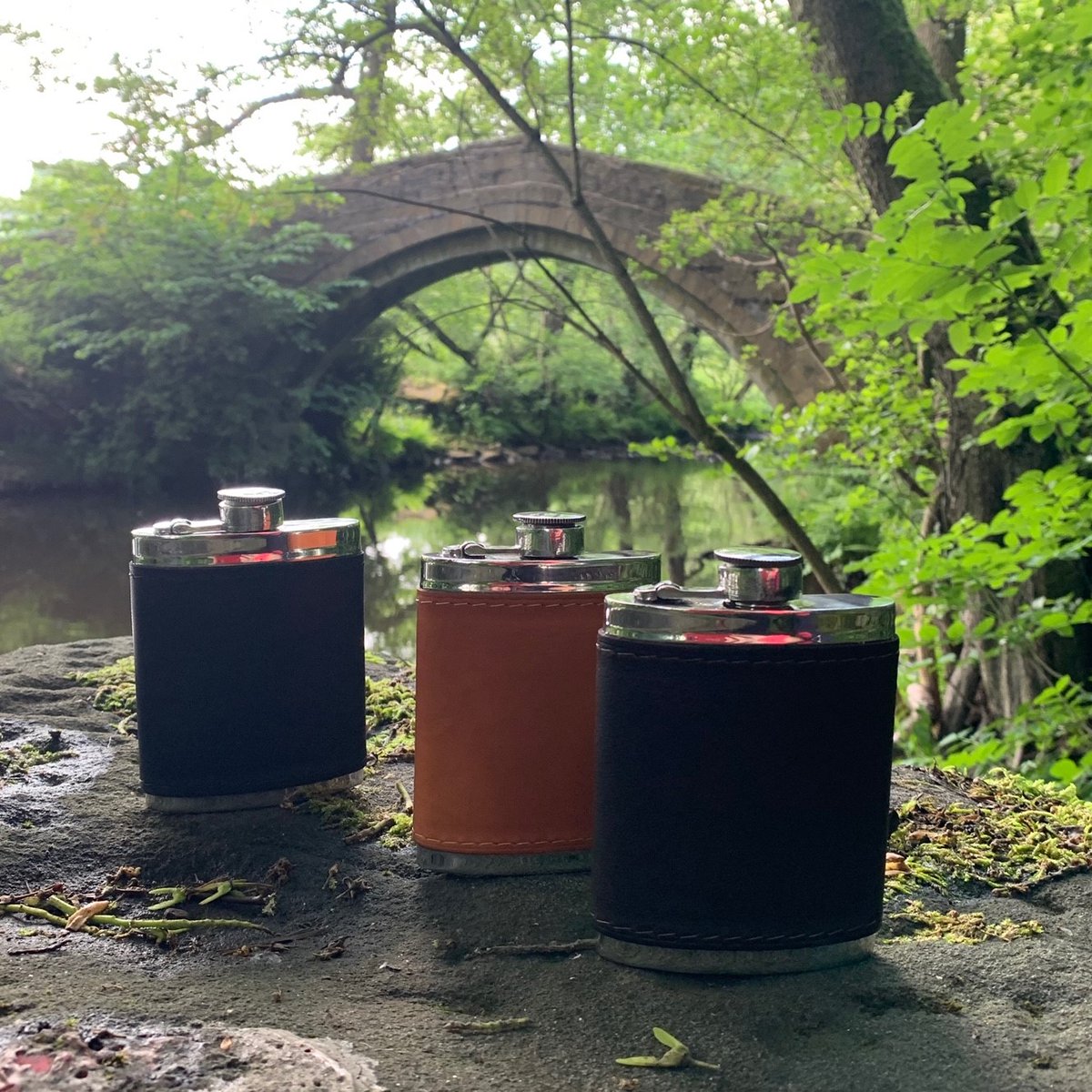 Our leather flasks are covered with genuine hand stitched leather and available in three colours. They will last for generations and serve as a heirloom with class, distinction, quality and taste #fathersday #hipflask #madeinsheffield #standwithsmall #handcrafted #bestmangift