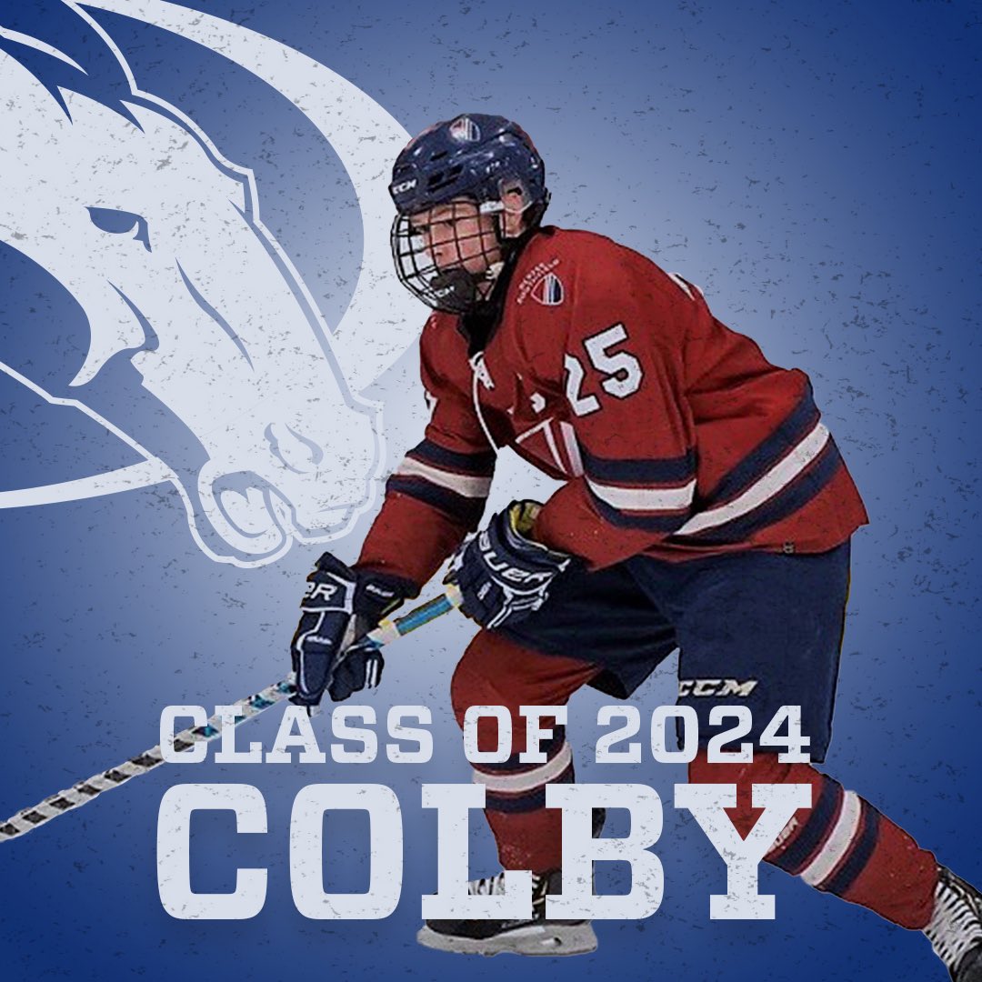Time to introduce Johnny McElaney as the next member of the Colby Men’s Hockey Class of 2024. The former Dexter captain will be a great addition to program both on and off the ice. Welcome aboard Johnny! <a href="/DXSF_Athletics/">Dexter Southfield Athletics</a> #MuleTrain #ColbyHockey
