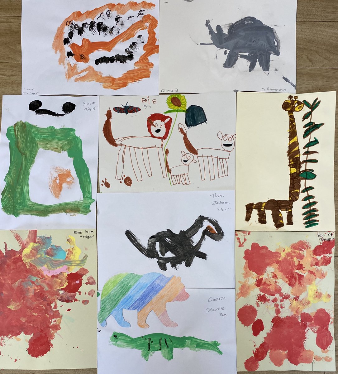 Well done to Sandfield Day Nursery in Headington who have raised £160 in order to help keep <a href="/chesterzoo/">Chester Zoo</a> open. The children have been captivated by their live stream animal videos throughout lockdown, and have even created their own artwork to say thank you.