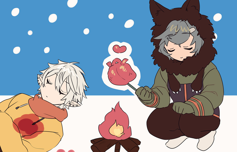 雪山たのしみすぎて前の時の漫画とか絵とか再掲 