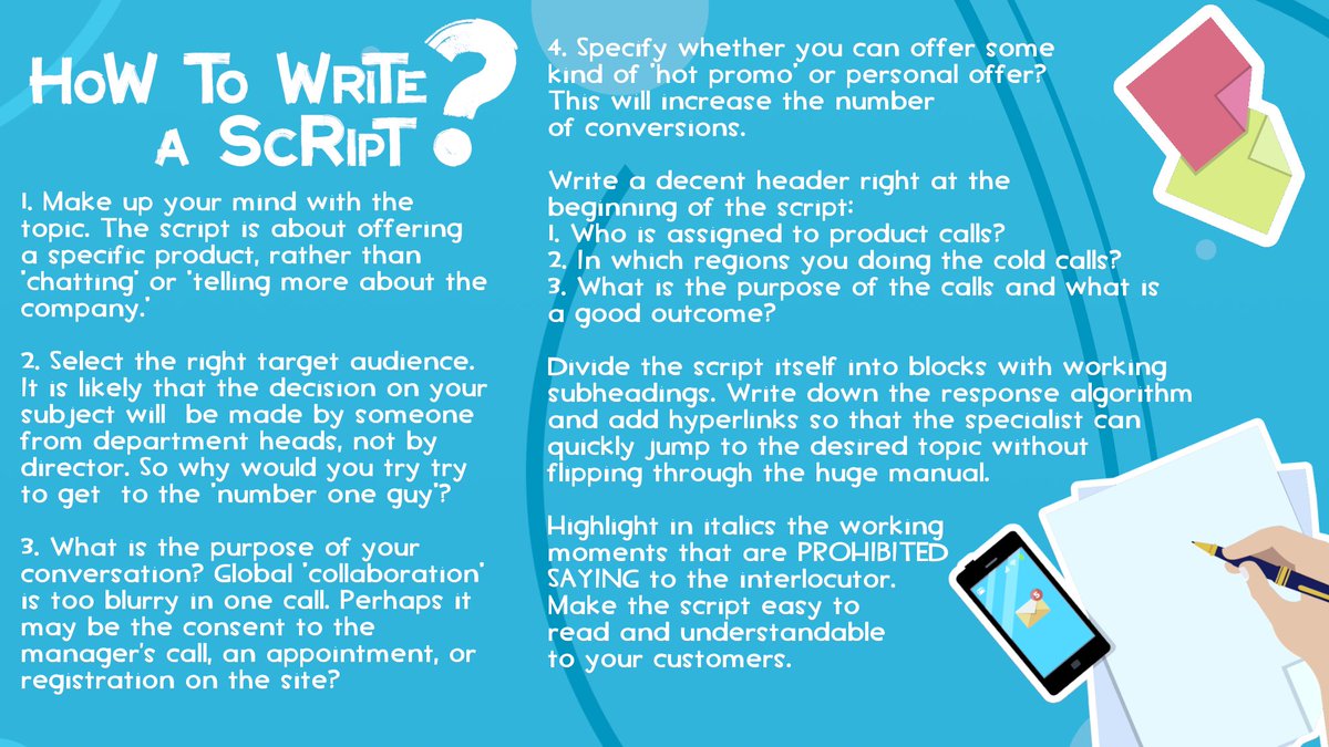 KeyG_Bussiness's tweet photo. How to write a #script? https://t.co/6KRxeWOhuH