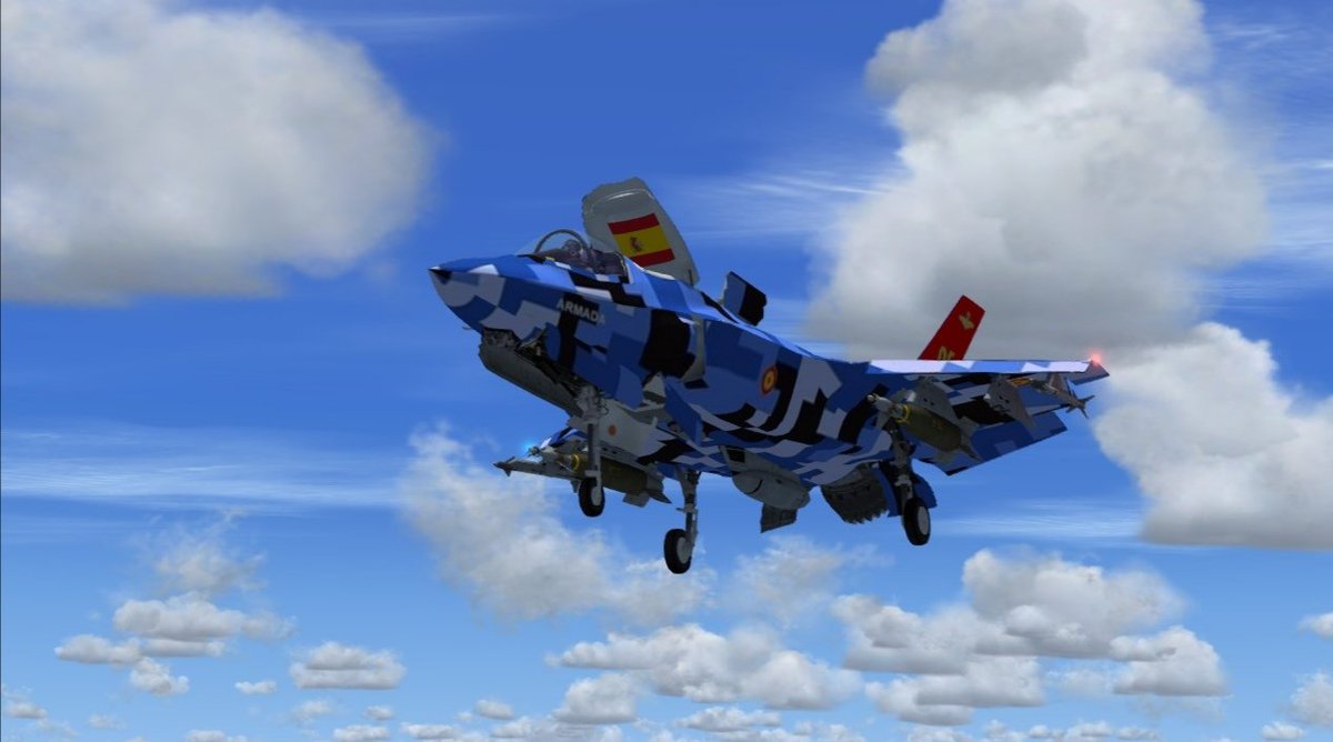 FLOANVirtual's tweet photo. #F35BCombatReady ✈⚔ Vuelo de nuestra #NovenaEscuadrillaVirtual 🇪🇸 (Semana 3/4: #AirToGroundCombat) en #MCASBeaufort (#KNBC) &amp; #PointsettBombingRange 💣🎯) #SouthCarolina 🇺🇸), donde nuestros pilotos 🐍04, 🐍05, 🐍78 y 🐍80A, se adiestran en el vuelo en #IVAOUSA 🇺🇸 con el #F35B https://t.co/4OOhW6WidW