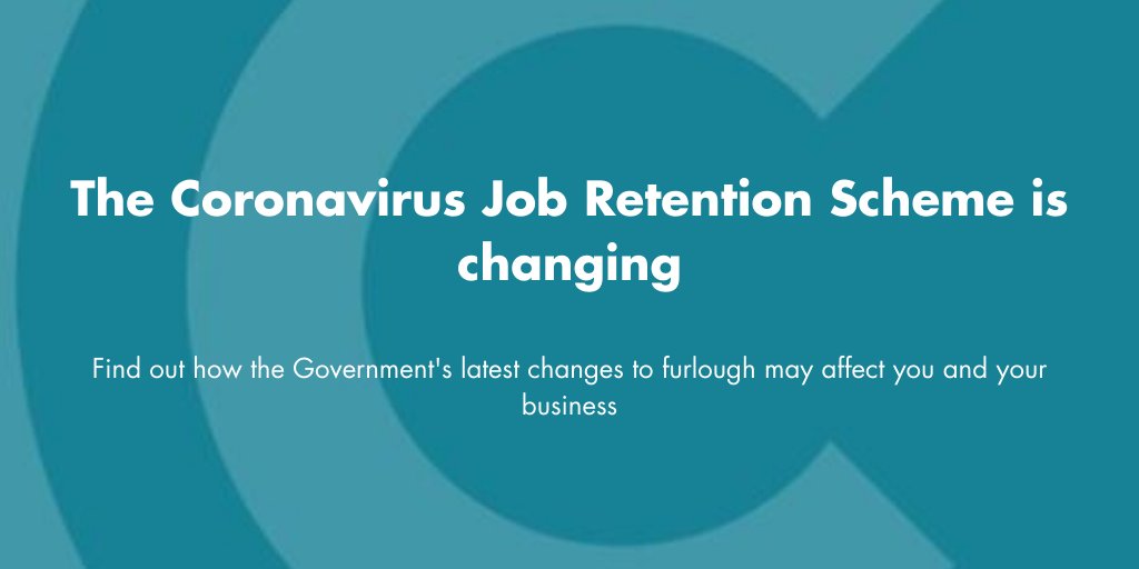CogentAcc's tweet photo. The rules surrounding the #CJRS are changing from next month, which will affect the way that #contractors and #freelancers use the scheme.

To find out more about what these changes mean for you, read our latest article https://t.co/R7UGqNige9

#Covid19 #Furlough https://t.co/wvRqZyd4c6