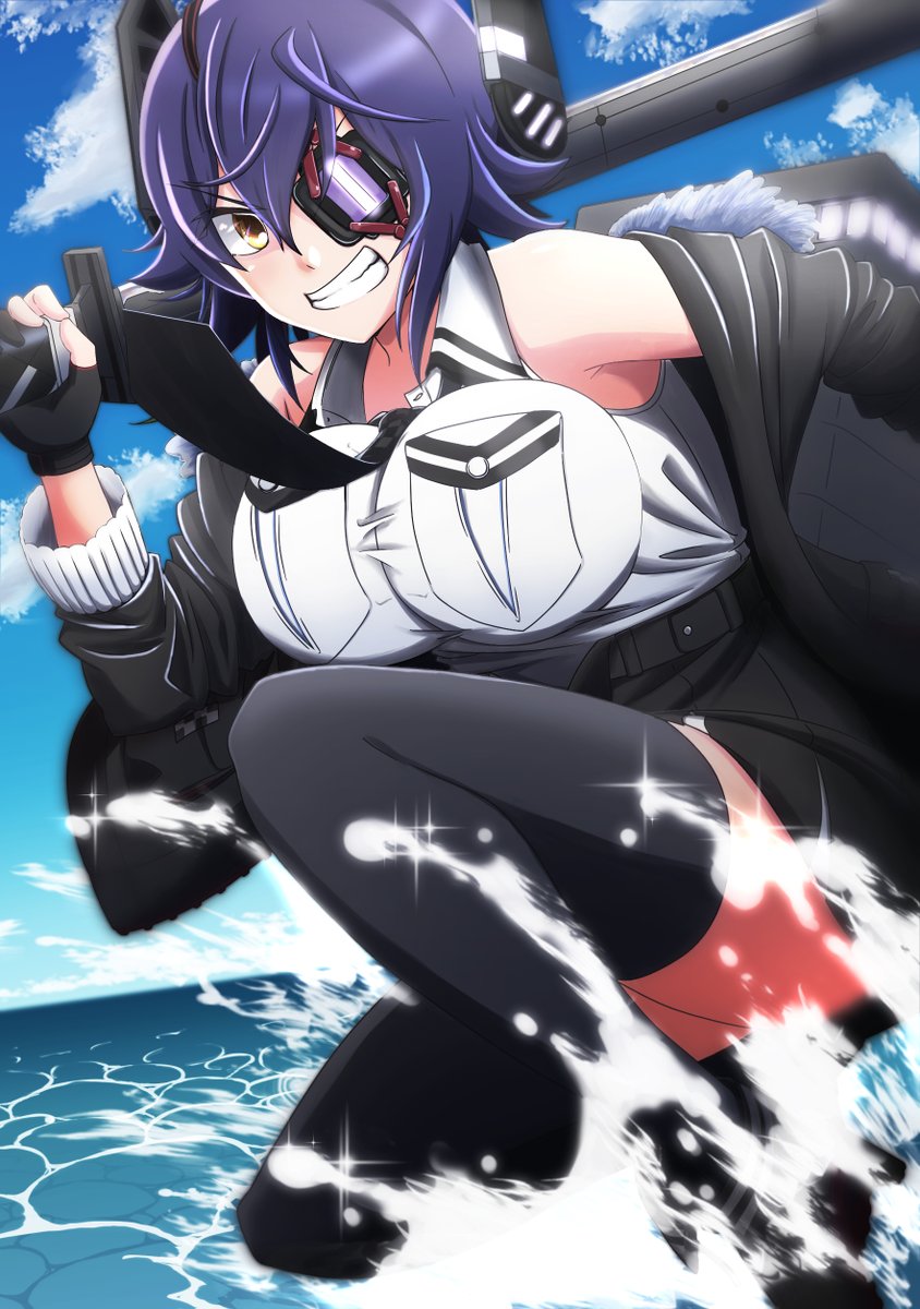 艦これ 天龍改二 うっしゃーッ 艦これ くろやきそば のイラスト