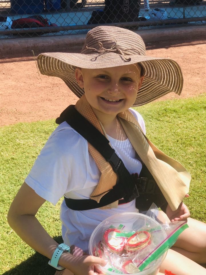 EricBartel's tweet photo. *THREAD*
My daughter is 10 &amp; her name is Annabelle Grace. She’s battled bone cancer for 6 months. Had limb salvage surgery in March to remove tumor. One drug (MEPACT) shows evidence of reducing risk of recurrence. It’s not @us_fda approved, but it is in Europe, Israel &amp; Mexico... https://t.co/C8sWq1RsKA