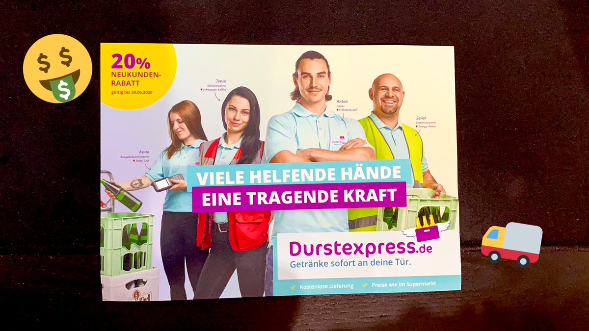 ThiagoLunardi13's tweet photo. I'm will to give a 20% discount voucher for the first reply with a selfie with one of our @durstexpress vans. ๐๐จ
#durstexpress #dingdong #voucher #discount #bier #beverage #delivery #rabatt #getrank https://t.co/pnSTDdvd0x