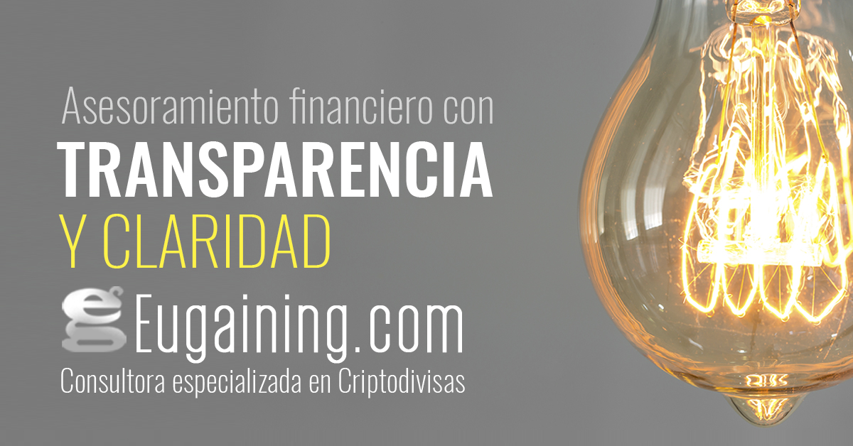 eugaining's tweet image. La confianza de nuestros clientes viene de la mano de la #transparencia y claridad con la que asesoramos en cada momento. Hablar claro es lo más importante para crear #clientes satisfechos y conscientes de cada inversión al detalle. ¡Descubre la #criptoeconomía! 📲 601458709