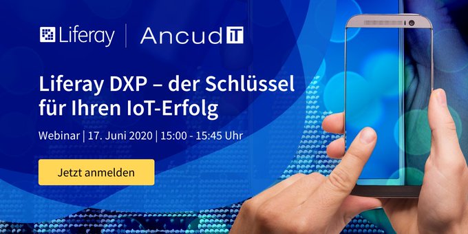 Nicht vergessen! Wir zeigen Ihnen morgen von 15.00 - 15.45 Uhr im Live-Webinar, dass Liferay DXP - der Schlüssel für Ihren IoT-Erfolg ist! 🏆
Melden Sie sich jetzt kostenlos an und sichern Sie sich Ihren Platz im Webinar! bit.ly/3gYMx8z
#IoT #LiferayLive #LiveWebinar