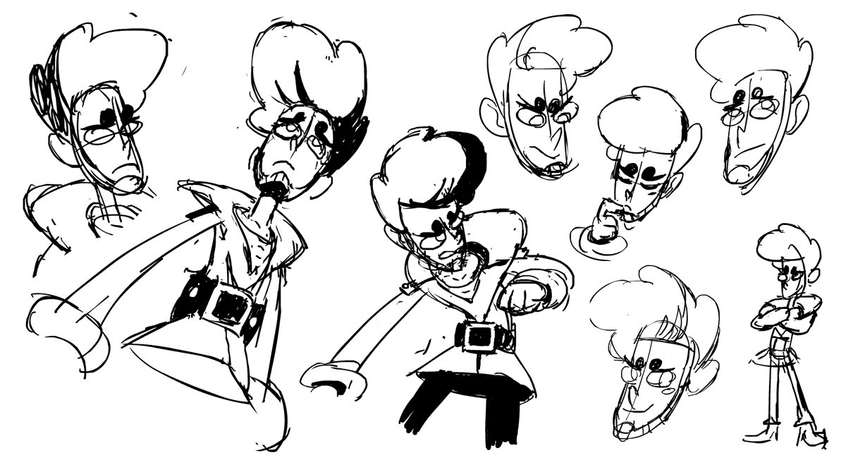 Also in the gallery are @jharrisanim's incredible sketches! He added so much life to these characters. 
