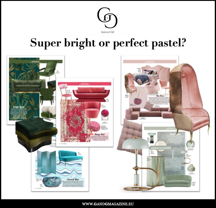 Super bright or perfect pastel? Choose some pieces selected by G&amp;G Magazine <a href="/gandgmagazineeu/">G&G _ Magazine</a> to brighten up your home with bold or softer shades, and décor to reflect the wholesome season of spring and the arrival of summer.
More ideas on in issuu.com/casaliving_it/…