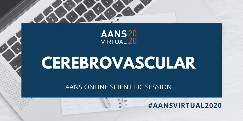 AANSNeuro's tweet photo. Want the latest in cerebrovascular neurosurgery? @cvsection Watch 15 top abstract presentations at #AANSvirtual2020 https://t.co/inY5rkxyU3 https://t.co/0zpeVfNOXE