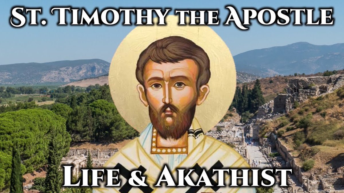 AudioScribeOW's tweet photo. With gratitude to God and my patron St. Timothy for bringing me to Christ and through 30 years of life, I offer this simple recording: St. Timothy the Apostle - Life & Akathist
Holy Apostle Timothy, pray to God for us!
Listen here: https://t.co/NOVSSxHRdO
#OrthodoxWisdom https://t.co/AjRhodsPXP