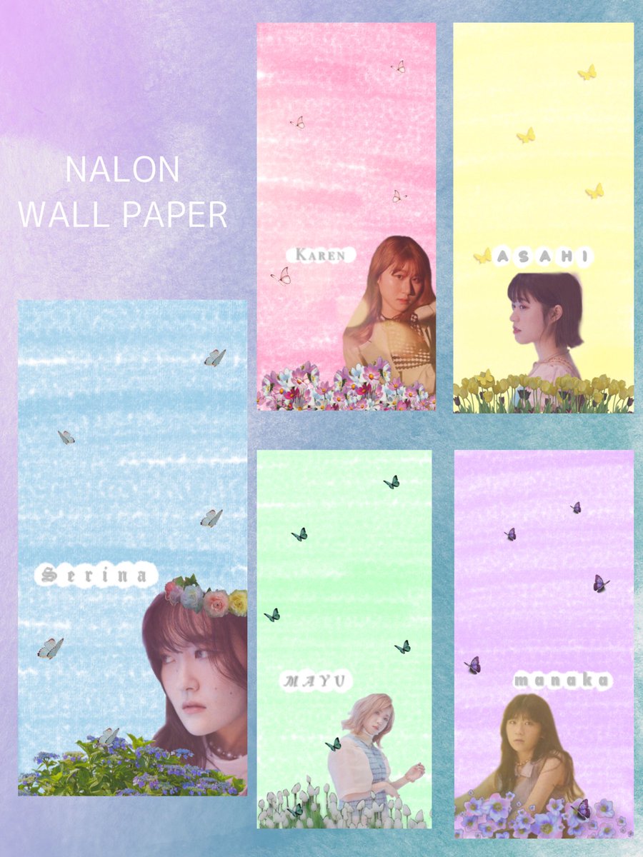 Momo 第4弾 Nalon Flower Wall Paper いいね Rt リプお願いします リトグリ リトグリ加工 リトグリ壁紙 ガオラーさんと繋がりたい