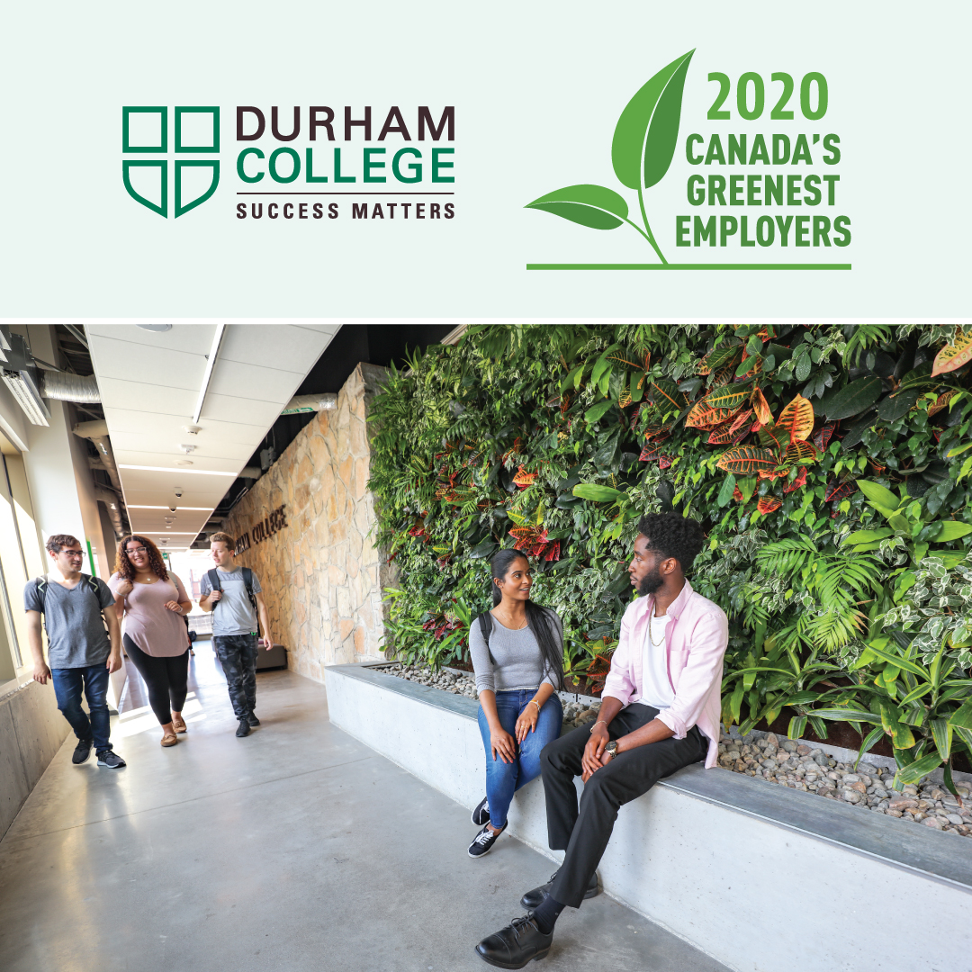 durhamcollege's tweet photo. Durham College is proud to be named one of Canada’s Greenest Employers for the fourth consecutive year. Read more at https://t.co/JdicDq0bNX
#GreenEmployer #sustainability #DCproud https://t.co/j7FdAOdagG