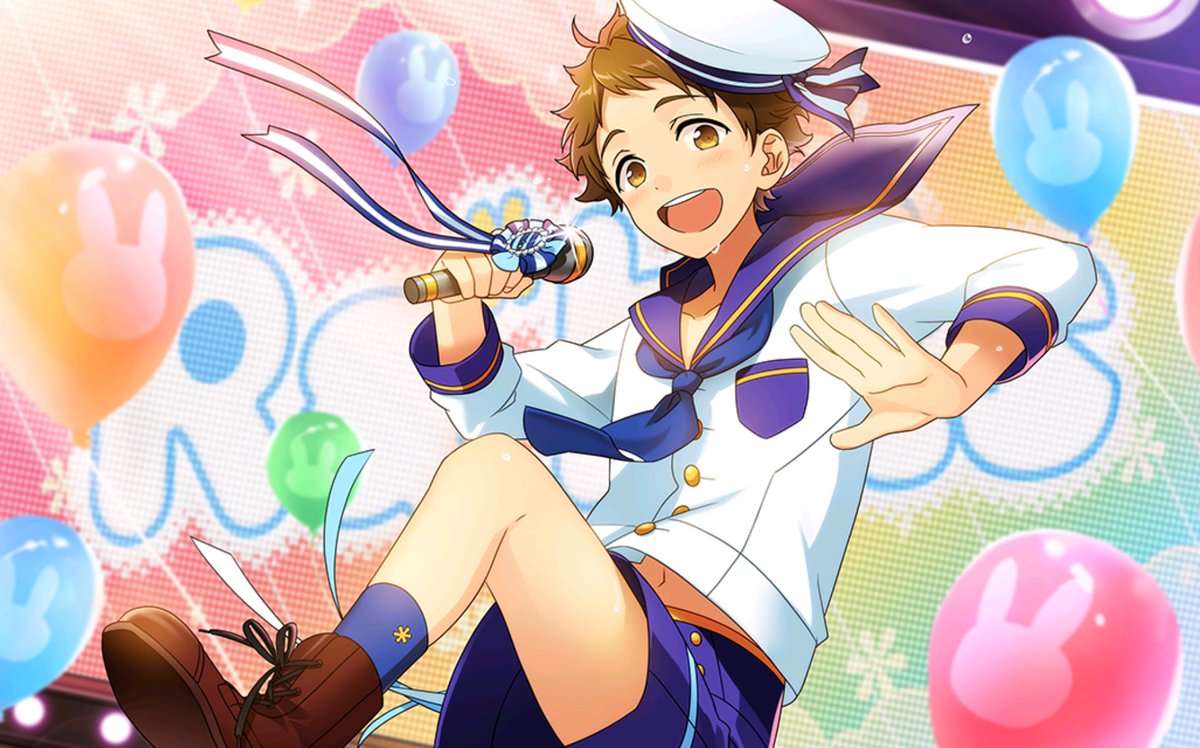 Mitsuru is a Choco pudding- looks like his hair tastes like it