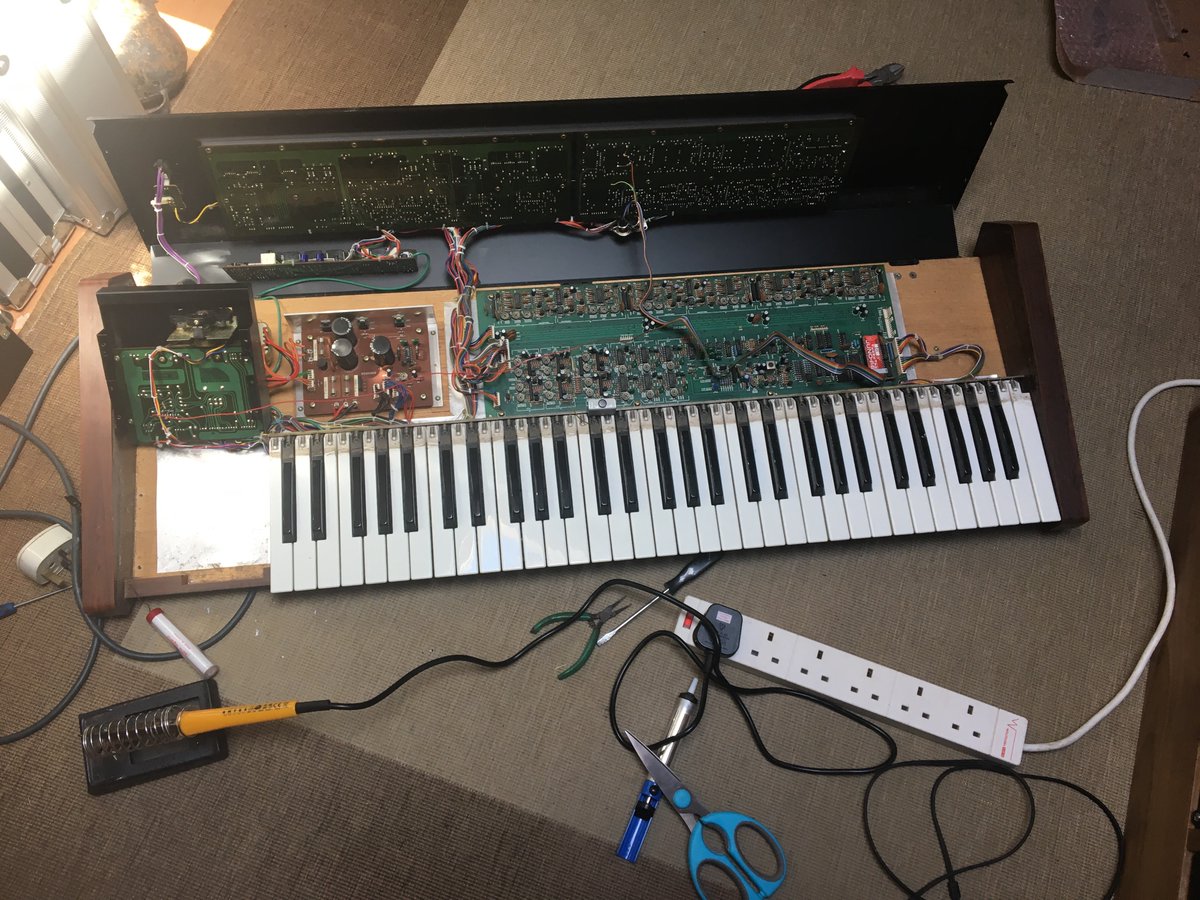 9) The Juno 6 doesn’t have MIDI as standard so I made the questionable decision to install the MIDI conversion kit myself, which turned out to be far more stressful than expected & meant that I briefly thought I’d completely broken the synth! Luckily it all came out fully working