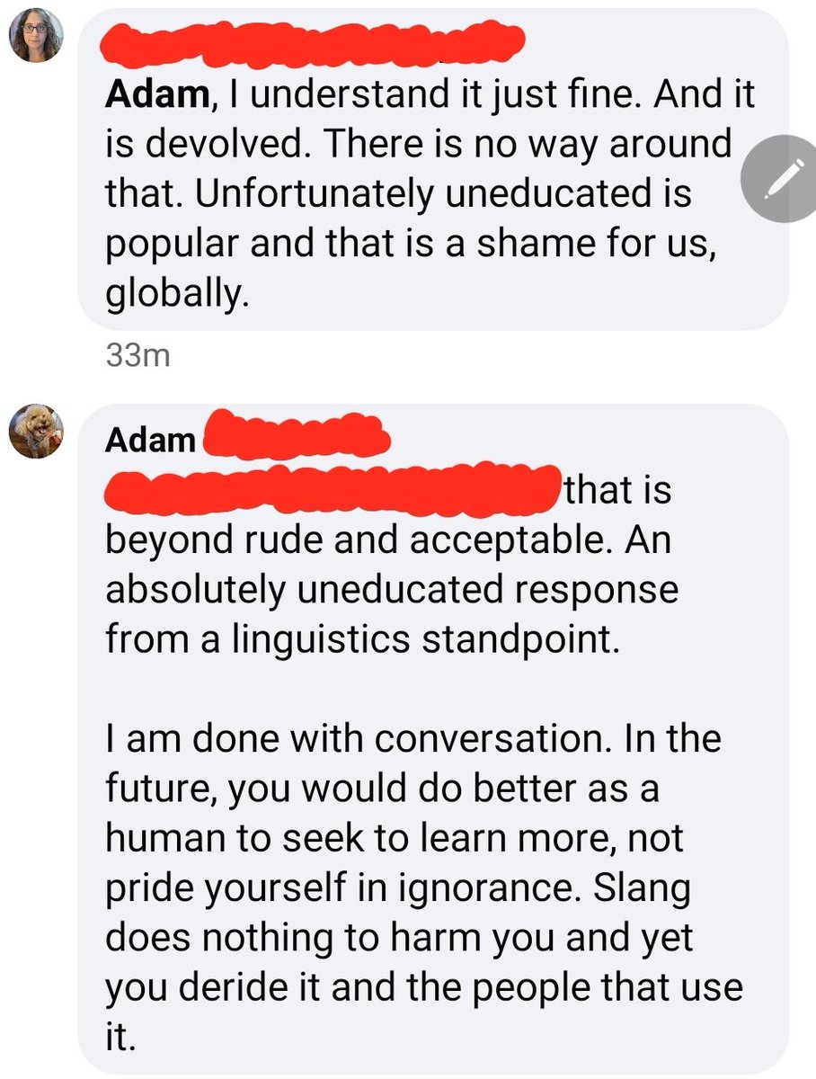And that's when they decided to be rude.So we're going to talk about slang."Slang is a colloquial departure from standard usage; it is often imaginative, vivid, and ingenious in its construction.”This definition just brushes the surface.