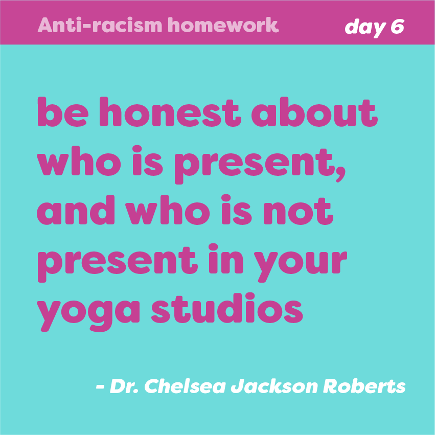 setucommunity's tweet photo. Today's anti-racism homework is to read @chelsealovesyoga talk about the interconnection of yoga and social justice.
Answer: Who is in the spaces where you practice? How can you contribute to transformation in those spaces to reduce systems of oppression?

https://t.co/AV4eUAMWQH https://t.co/zQzEzyN6N4