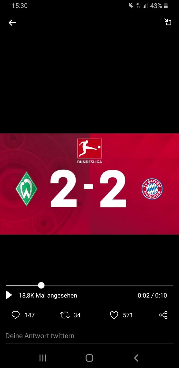 Linz92P's tweet photo. @werderbremen @FCBayern https://t.co/3w1aiR8jjj