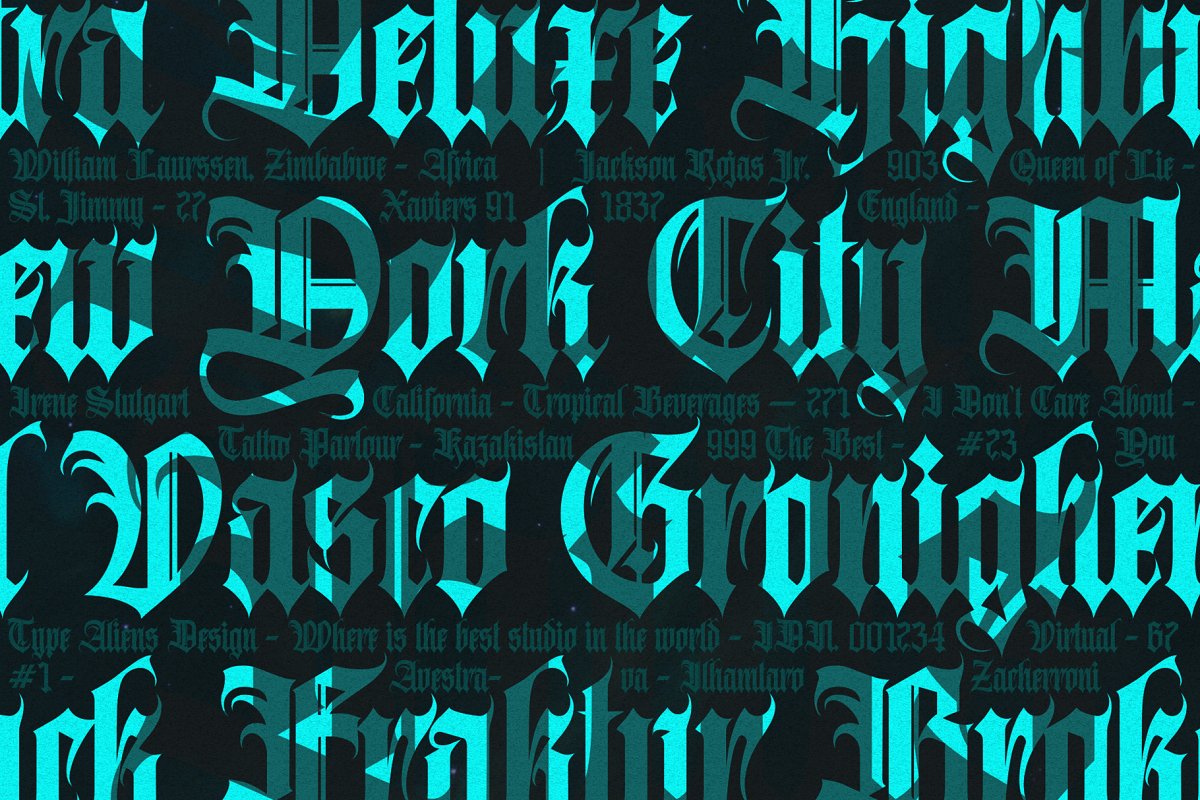 fontriver's tweet photo. Avestrava Tattoo font by ilhamtaro
https://t.co/7tbp0KnlQo

#fonts #typography #gothic #design #webdesign #modern #ttf #font #lettering #blacklettering #type #typeface #blackletter #tattoo #tattoofont https://t.co/VvvUYFxr24