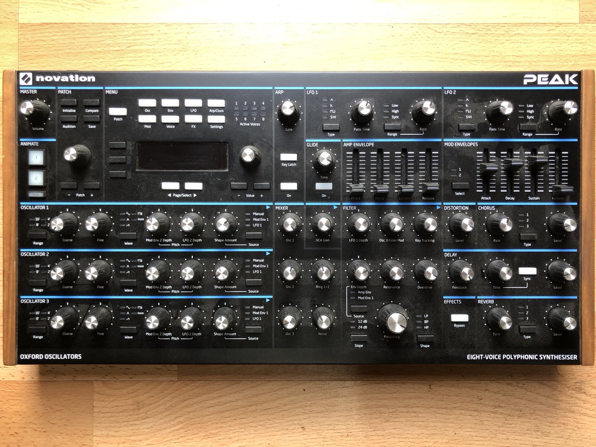 10) As well as the Juno I experimented with running a number of other synths through the  @strymon pedals, like the Yamaha TX7 (which is the classic DX7 without the keyboard), Oberheim Matrix 1000 and  @WeAreNovation Peak…