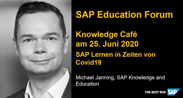 Seyde7's tweet photo. Die SAP Projekte gehen auch in Zeiten von Homeoffice und Homeschooling weiter – wir diskutieren mit Ihnen, welche Angebote es gibt, um sich unter diesen Bedingungen weiterzubilden.​ Hier geht es zum virtuellen Education Forum - melden Sie sich jetzt an: https://t.co/vHWKdIJFdU https://t.co/2gp1PXdgfg