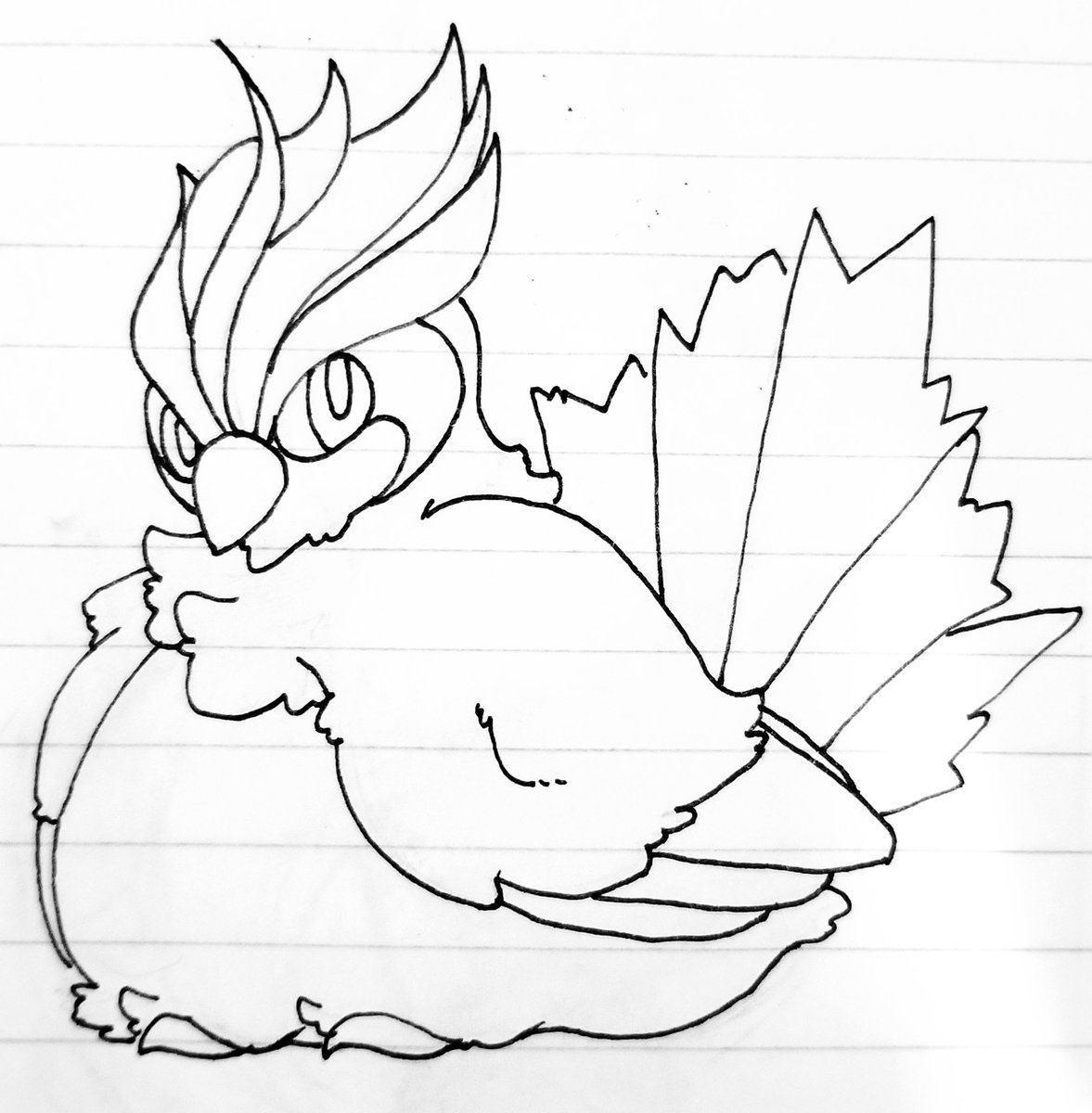 Reverrii_Pixy's tweet image. #DrawEveryPokemon
017 - #Pidgeotto
#pokemon
#pokemonart
#drawing
