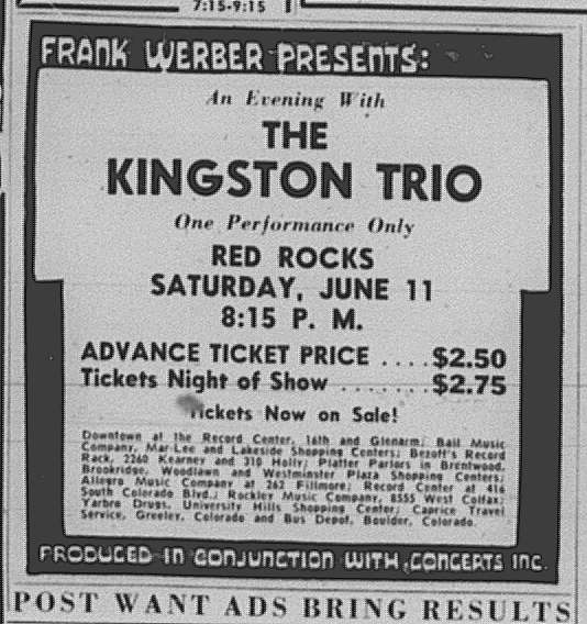 How he got here (bus, train, thumb) is still a mystery but when Bob arrived Denver already had a full-blown folk scene. It leaned more toward the clean-cut Kingston Trio type stuff which Bob will quickly discover. 2/