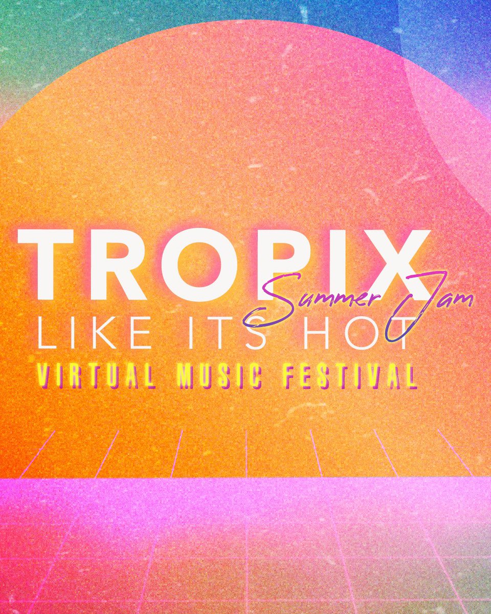 Welcome to Tropix Like It’s Hot: Summer Jam. A 3-Day Philanthropic Virtual Music Festival Experience raising funds &amp; awareness for the <a href="/MakinLemonFund/">Makin’ Lemonade Fund</a> 🍋 Follow the Instagram: Instagram.com/tropixlikeitsh… to Stay Updated