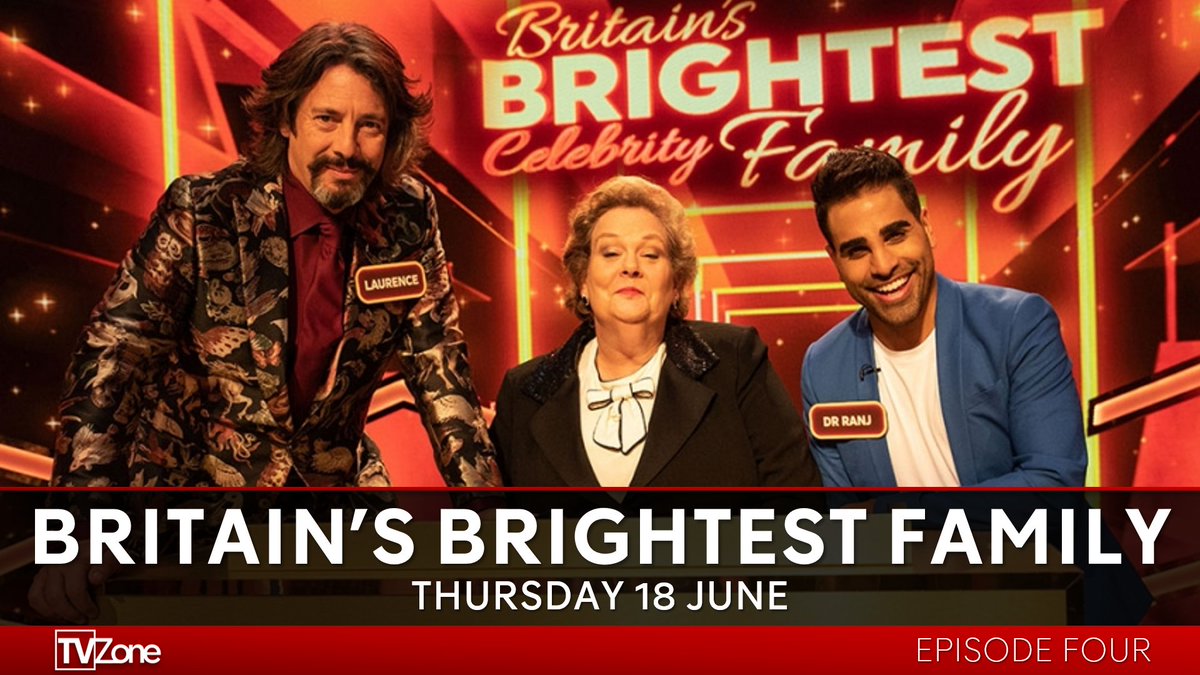 tvukzone's tweet photo. .@anne_hegerty presents the last heat of the celebrity quiz, a TV Experts special which sees @LlewelynBowen and @DrRanj leading their families in the hope of making it through to the semi-finals. 

#BritainsBrightestFamily continues Thursday at 8pm on ITV. https://t.co/VOd6c6sCQp