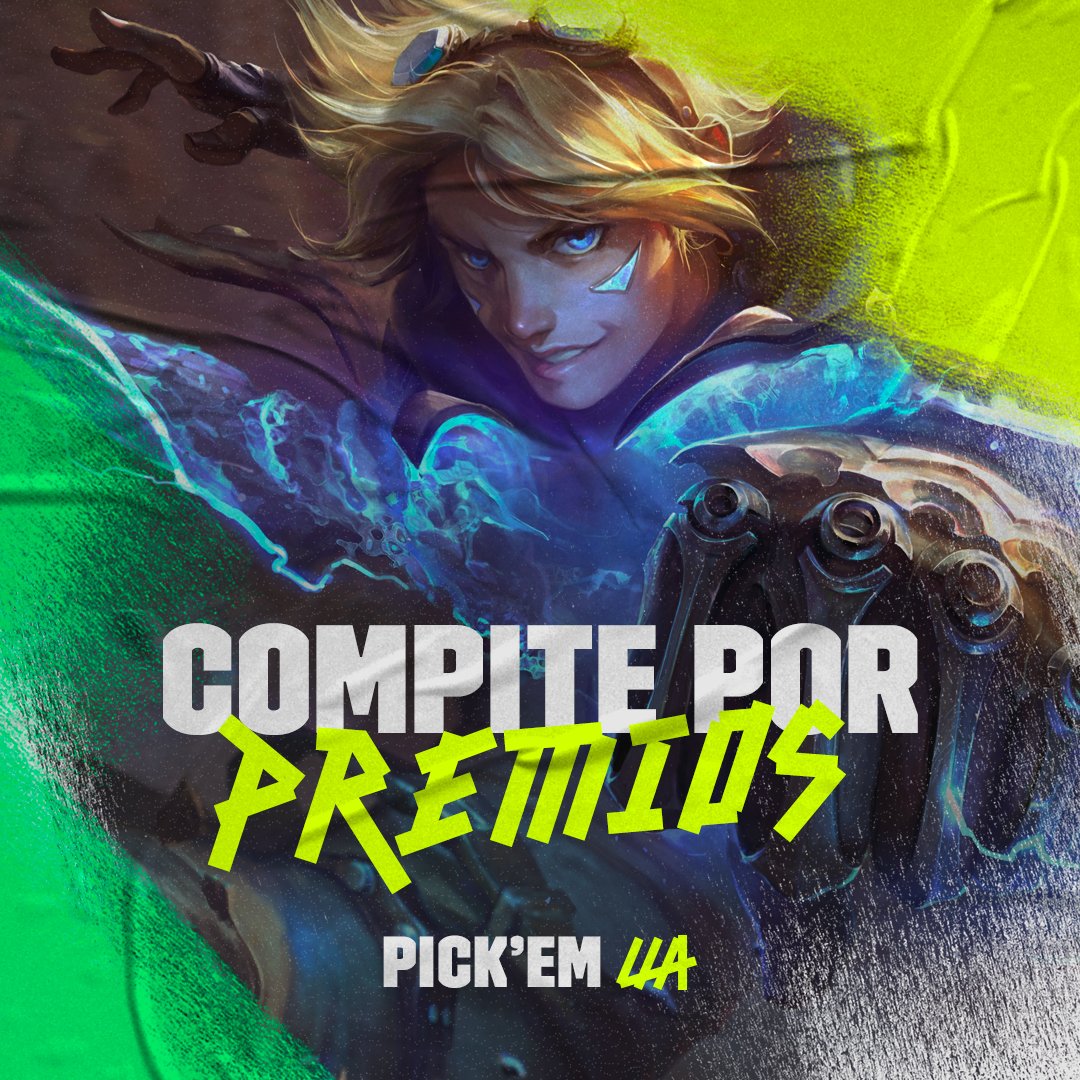 lolesportsla's tweet photo. Apuéstalo todo por tu equipo y demuestra que tanto sabes de la #LLA en este Pick'Em. Compite por premios con @Barracksgg
➡️ https://t.co/FI03yEiUkR https://t.co/evfiwX7FzV