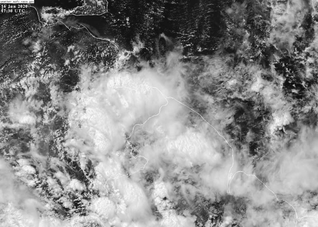 INAMEH's tweet photo. #16jun #INAMEHInforma Sigue en desarrollo nubes generadoras de precipitaciones y tormentas en zonas de nuestro Esequibo y este de Bolívar #ReporteRegional 14:15HLV.
@tutiempopereira
@NestorLReverol https://t.co/PtxED0oQfa