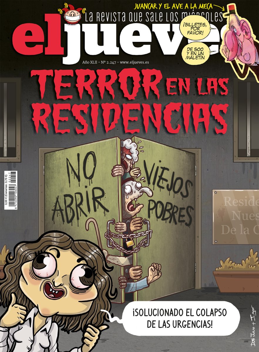 eljueves's tweet photo. ¡¡LA PORTADA!!

¿Es este el "pragmatismo" que defiende Ayuso? https://t.co/bFe3zQKI23
