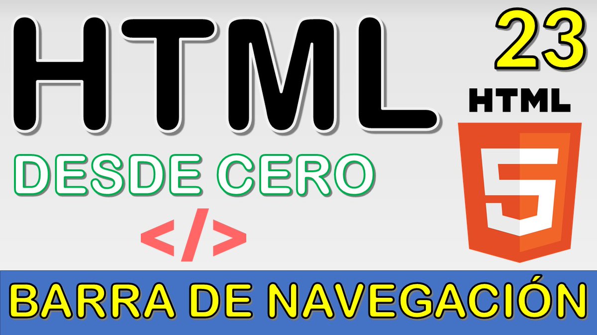 UskoKruM2010's tweet image. CURSO De HTML - 23. Barra De Navegación Con Etiqueta NAV youtu.be/jWjjnzhzeZA a través de @YouTube 

#cursoHTML #tutorialHTML #aprendeHTML