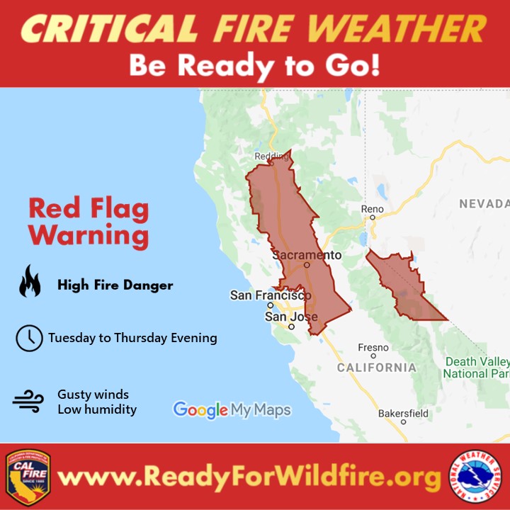 Red Flag Warning Graphic