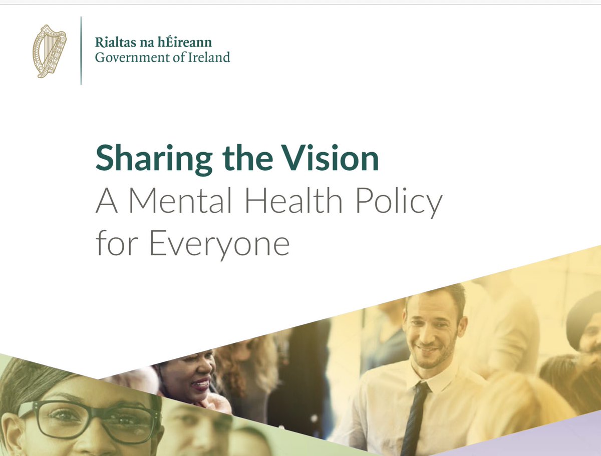 In what is likely to be my final public engagement as Minister for Mental Health - tomorrow at 11am I will publish a new roadmap and direction for the provision of Mental Health services in Ireland for the next 10 years.  #sharingthevision  #positivity #wellbeing