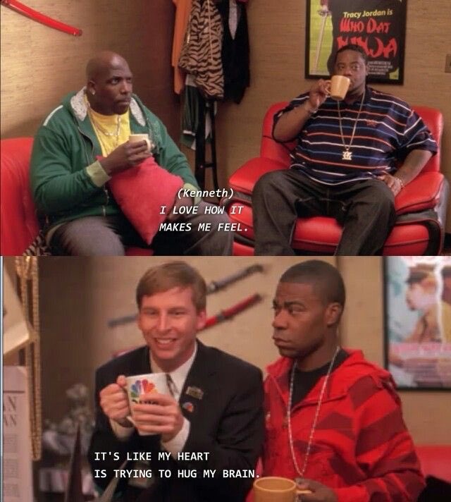 Telemundo's tweet photo. Estamos seguros que @TracyMorgan y #KennethParcell se referían al cafecito latino ☕ #OneMore30Rock #PeacockTV  @peacockTV https://t.co/L2qhX3Xi83