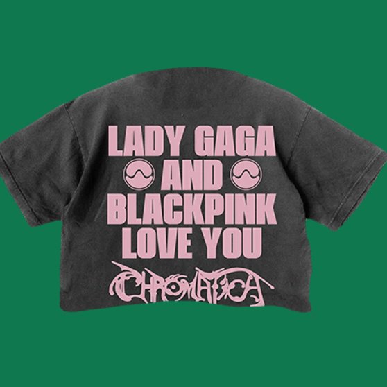 SOURCANDY Lady Gaga × BLACKPINK T-Shirt SOURCANDY BLACKPINK X LADYGAGA Official Merch — Dumber Studios
