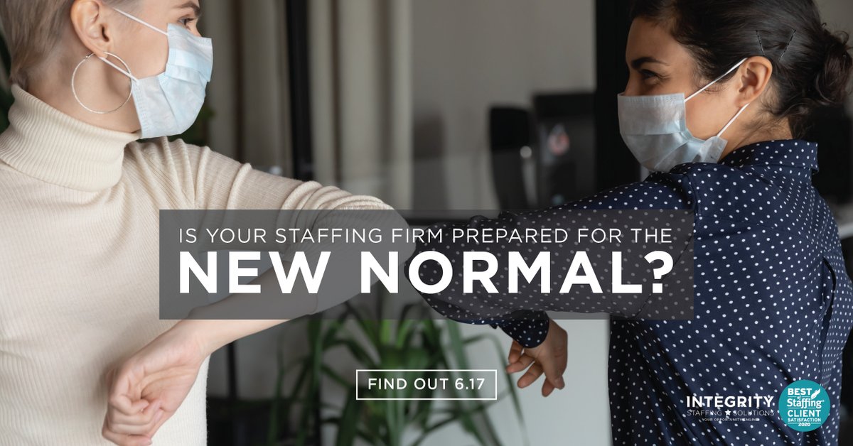 jobsearchninja's tweet image. In tomorrow’s e-book we highlight Workplace Readiness and what it will look like for your organization. Until then, catch up on coordinating a safe and productive return to work bit.ly/37xNz77

#IntegrityStaffingSolutions #YourOpportunityEngine #WorkPlaceReadiness