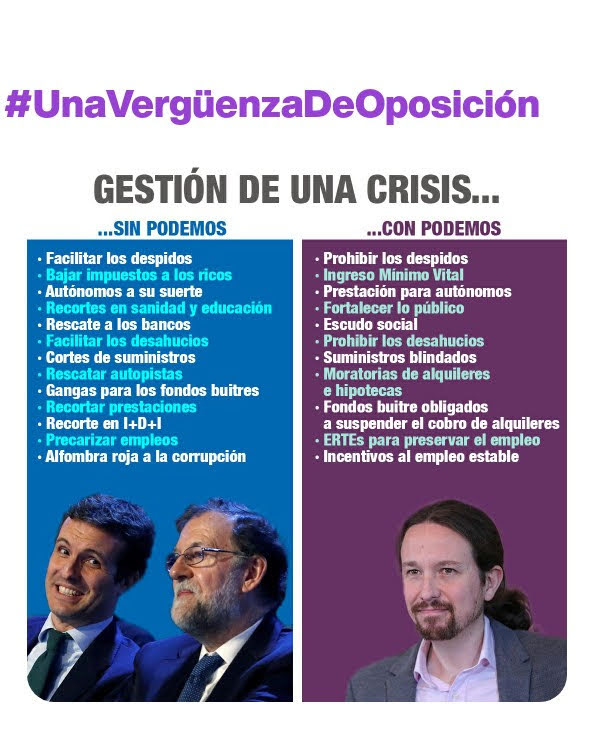 #VerguenzaDeOposicion. Sin comentarios, ustedes comparen