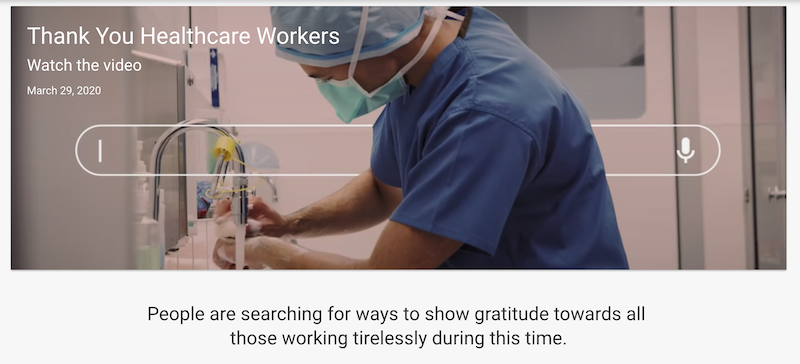 talkbeck's tweet photo. We're not the only ones who want to say THANK YOU to #EssentialWorkers during #COVID19! 🙏 #Google Trends shows patterns of user behavior from all over the world–and everyone is searching for ways to say thanks to those on the front lines https://t.co/C61W6gnyEz #trending #SEO https://t.co/BbXdO4VmCw