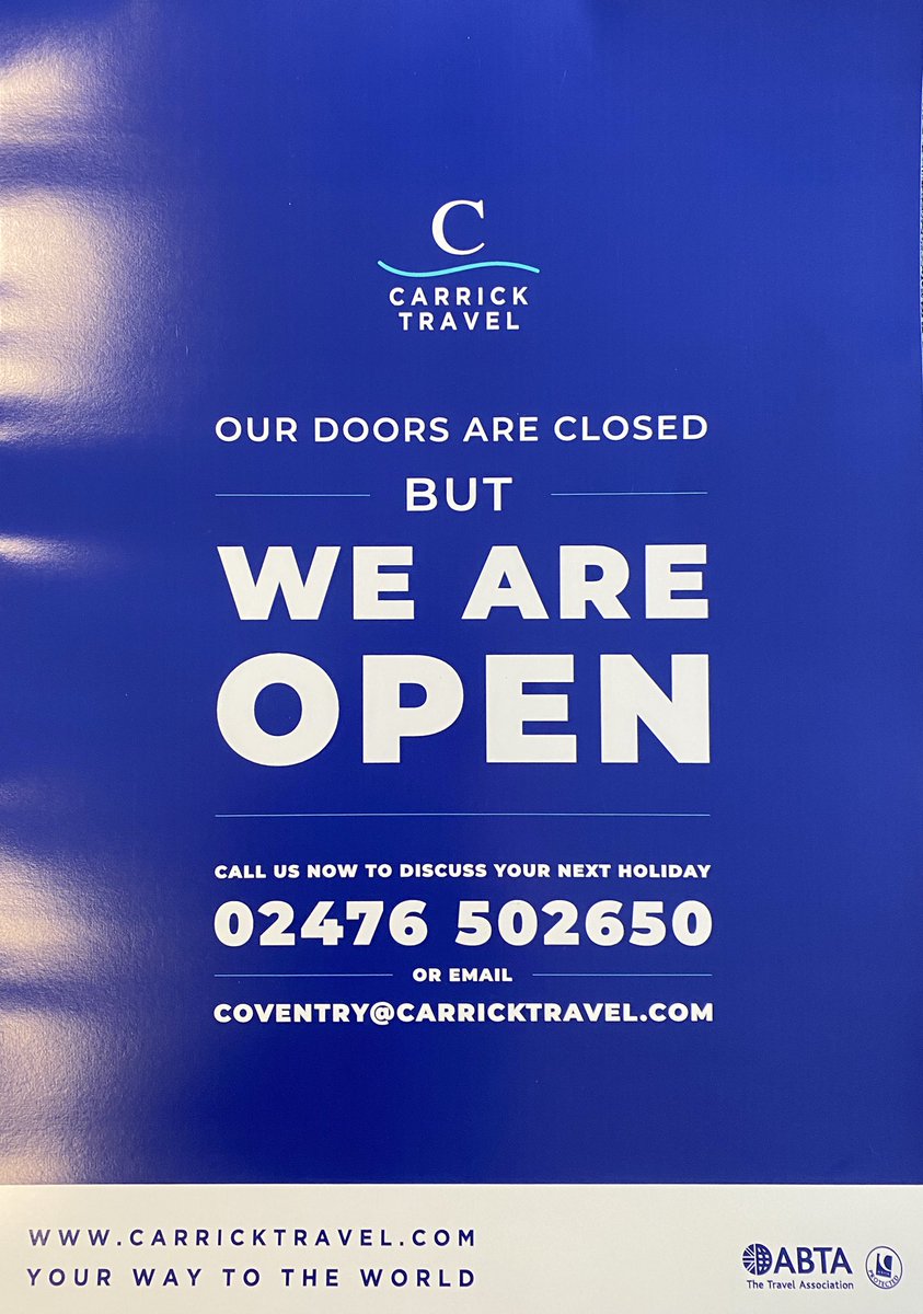 I am ready to help with all your 2021 bookings. <a href="/live_coventry/">CoventryLive</a> <a href="/WaspsRugby/">Wasps Rugby</a> <a href="/genesis_wealth/">Genesis Wealth Creation</a> <a href="/Covhour/">#COVHOUR</a>