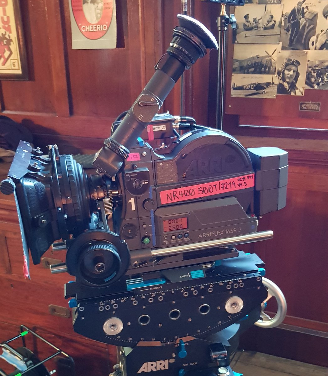 Nice to meet you super 16mm 💜🎬 it's been a dream of ours to shoot a movie on film and today is that day! Excitement is on another level 🌟 #director #cinematography #16mm #film #filmfamily #filmmakerslife #cinematic #arriflex #london #la #cinema #arriflex