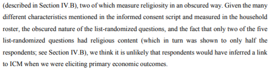 There are blind market research studies and then there's "we paid this religious organization to teach you a randomly selected curriculum that could've included religious instruction and worded our post survey specifically so that most of you would be too dumb to figure it out"